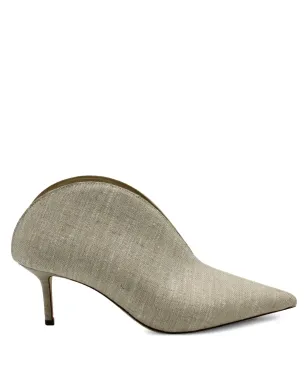 Jimmy Choo Pre-Owned ロリス リネン ポインテッドトゥ ミュール - サムネイル1