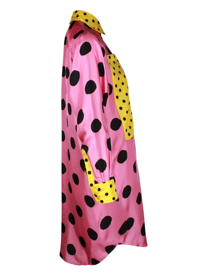Moschino Pre-Owned Moschino Pre-Owned 水玉柄シャツドレス - Pinkの商品画像