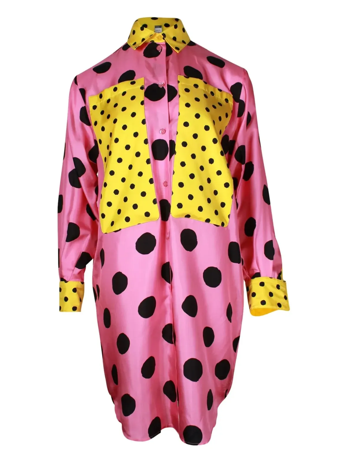 Moschino Pre-Owned 水玉柄シャツドレス - Pink - 画像2