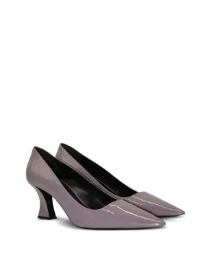 Prada Pre-Owned レザー ヒールパンプス - パープル - サムネイル2