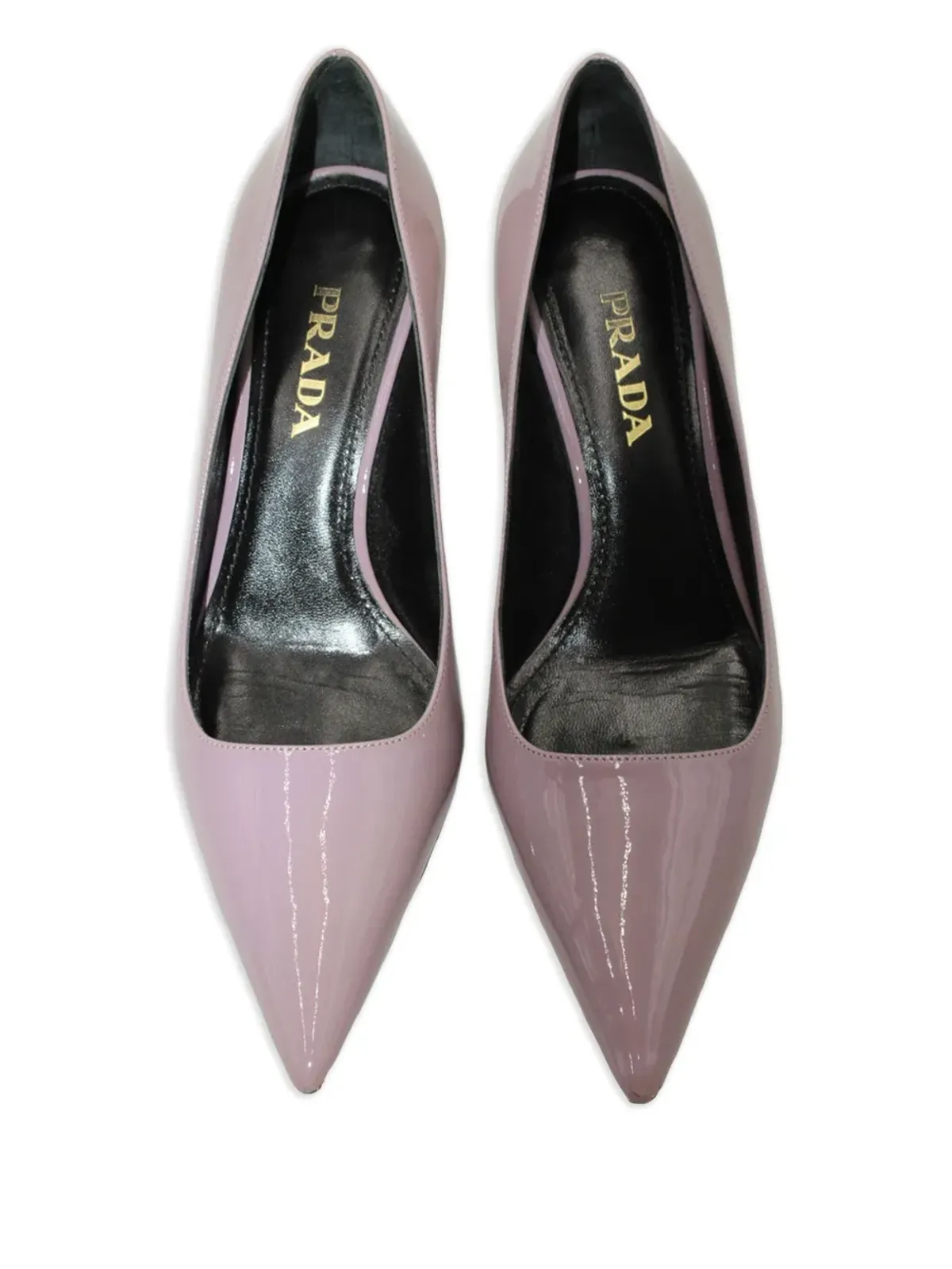 Prada Pre-Owned レザー ヒールパンプス - パープル - 画像3