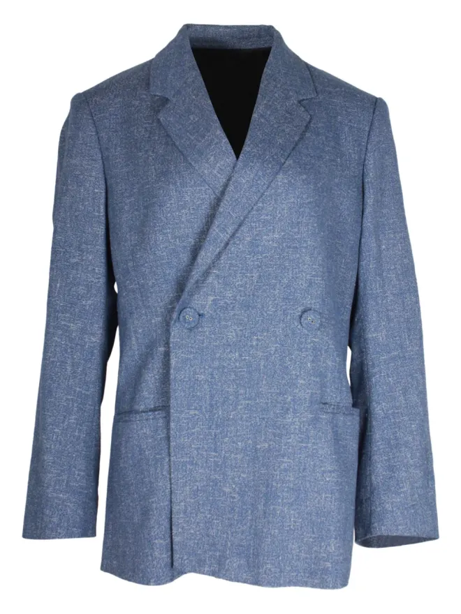 TOTEME TOTEME ロレオ ダブルブレスト メランジ ブレザー（ブルー）の商品画像