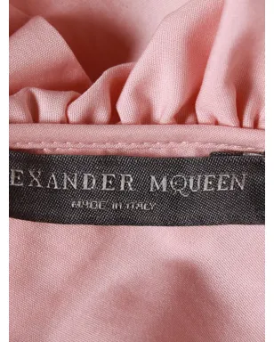 Alexander McQueen ビンテージ フリル付きアシンメトリックトップ ピンク - サムネイル3