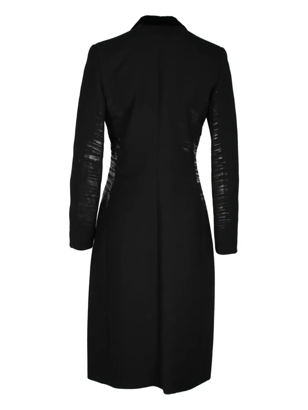 Bottega Veneta Pre-Owned サイドストライプコート - ブラック - 画像1