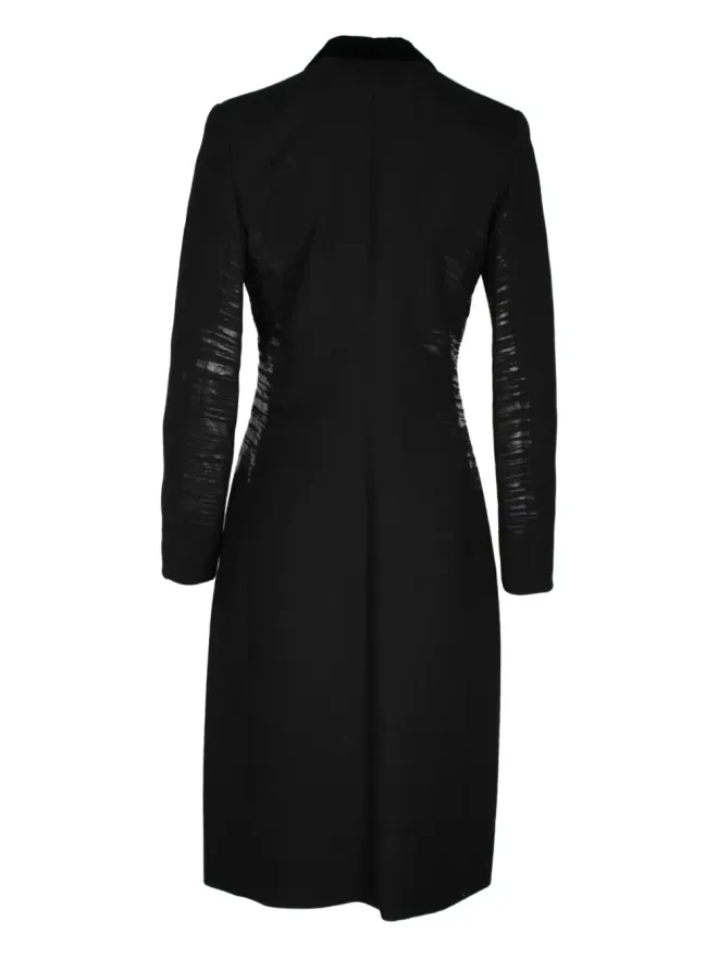 Bottega Veneta Pre-Owned Bottega Veneta Pre-Owned サイドストライプコート - ブラックの商品画像