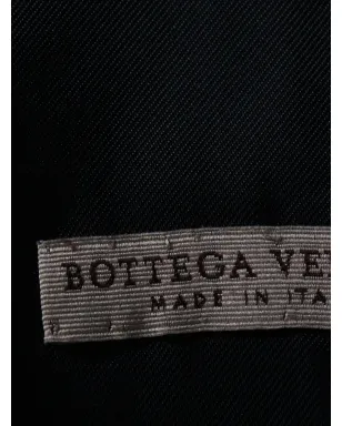 Bottega Veneta Pre-Owned サイドストライプコート - ブラック - サムネイル3
