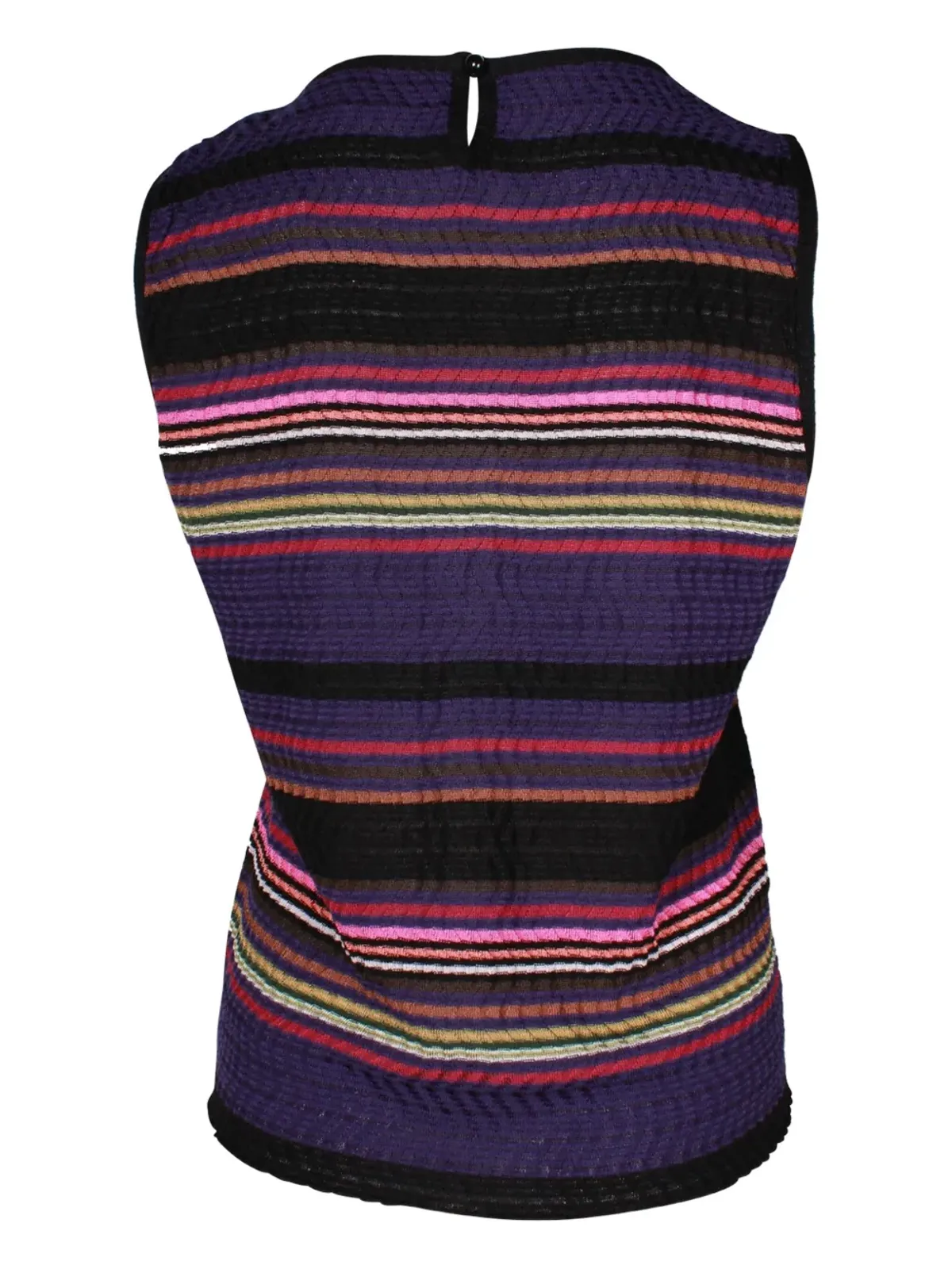 Missoni Pre-Owned striped sleeveless top - Purple - 画像2