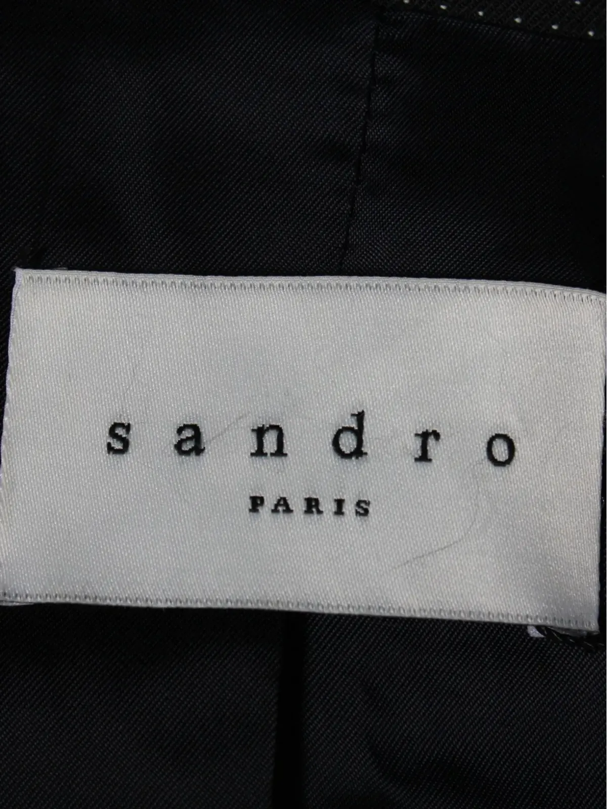 SANDRO ドット柄 ダブルブレスト ブレザー - 画像3