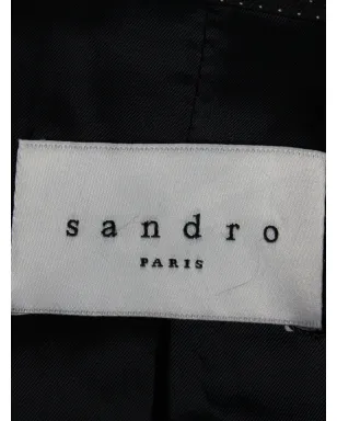 SANDRO ドット柄 ダブルブレスト ブレザー - サムネイル3