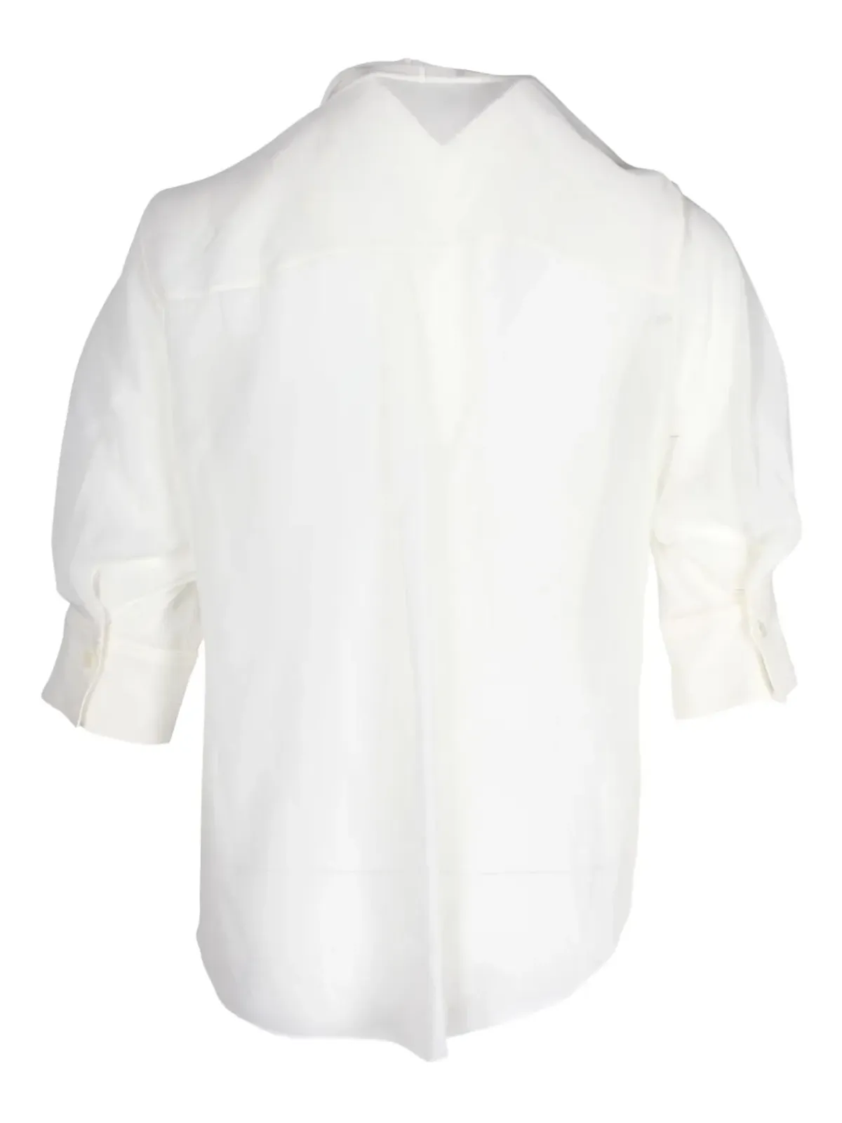 Chloé Vintage レースディテールのスカーフカラー ブラウス - 画像2