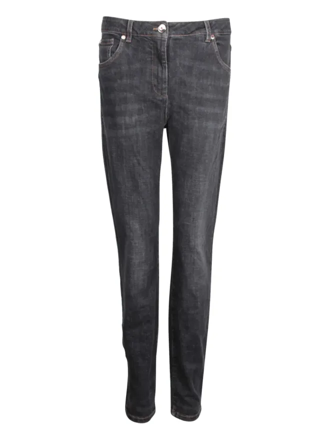Brunello Cucinelli Vintage Brunello Cucinelli Vintage スリムフィットジーンズの商品画像