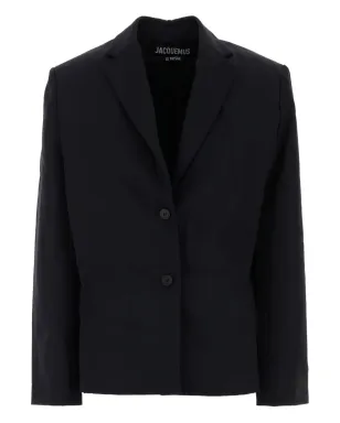 Jacquemus single-breasted blazer - Blue - サムネイル1