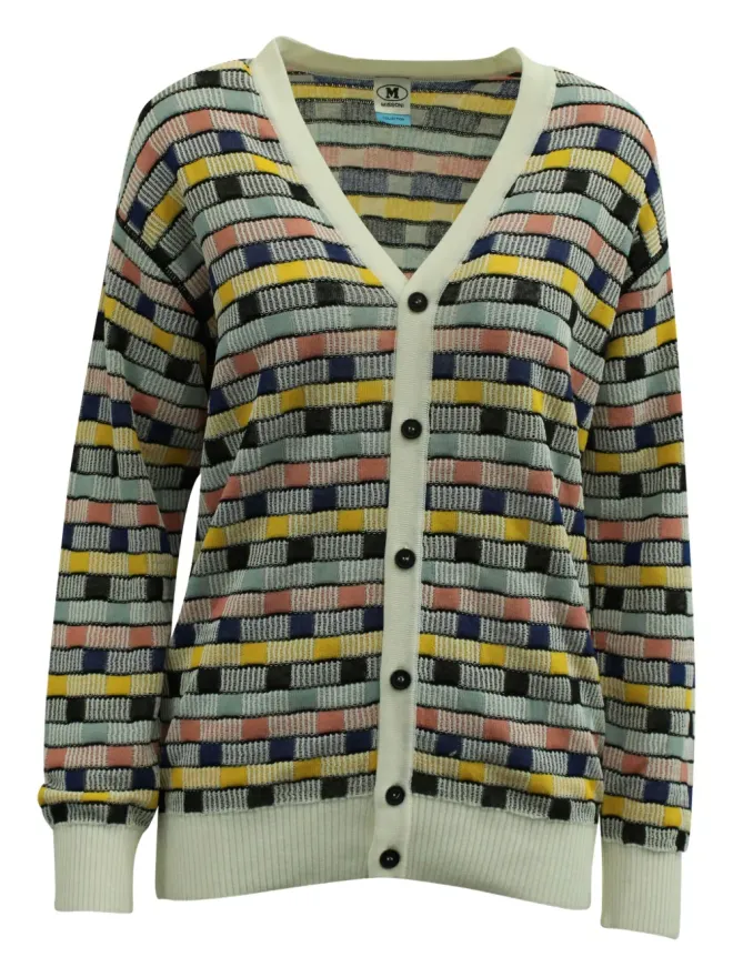 M Missoni Vintage M Missoni Vintage ストライプ柄イントアースニットカーディガンの商品画像
