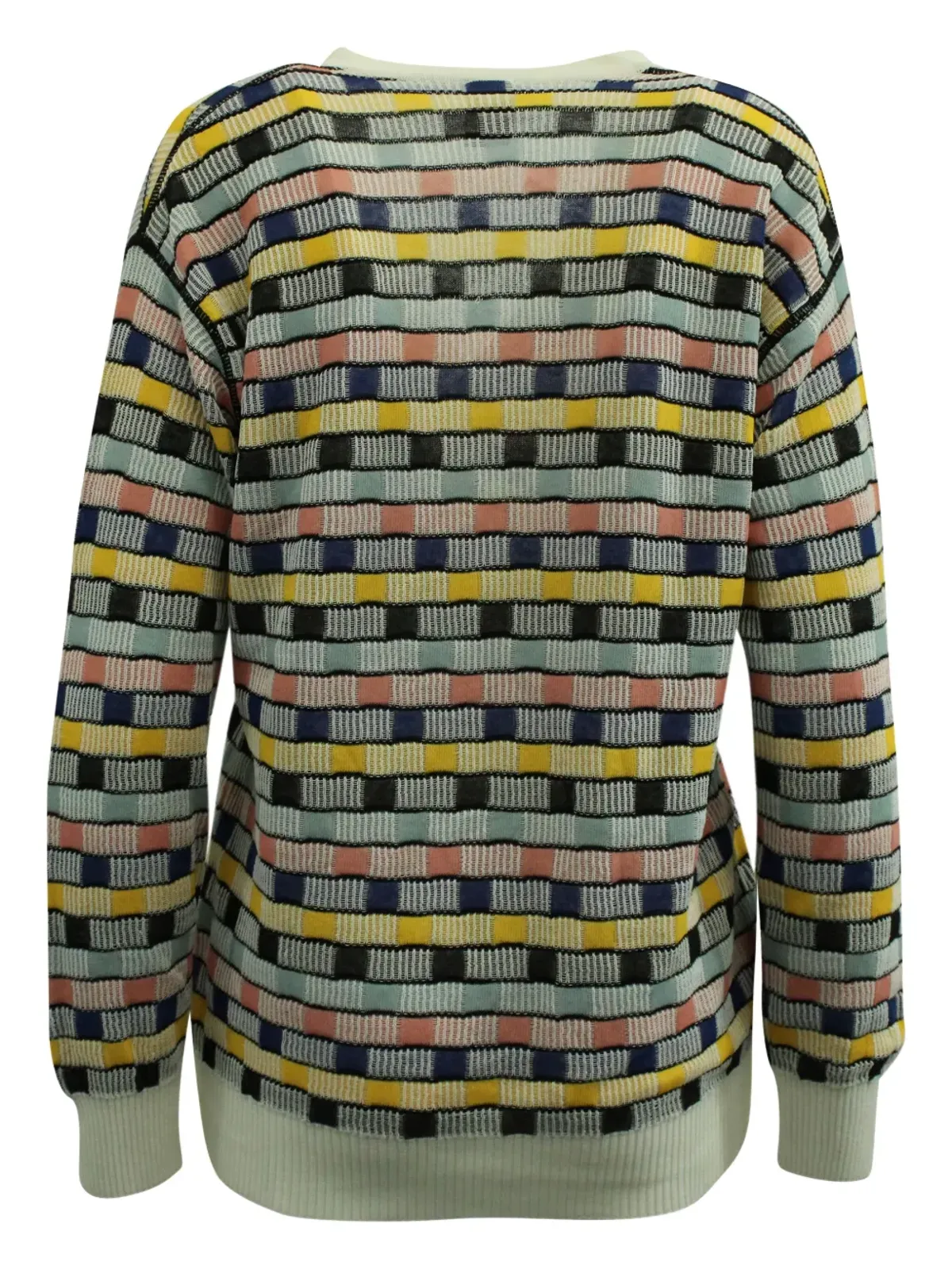 M Missoni Vintage ストライプ柄イントアースニットカーディガン - 画像2