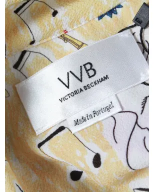 Victoria Beckham ミュージックモチーフプリントシャツ - サムネイル4