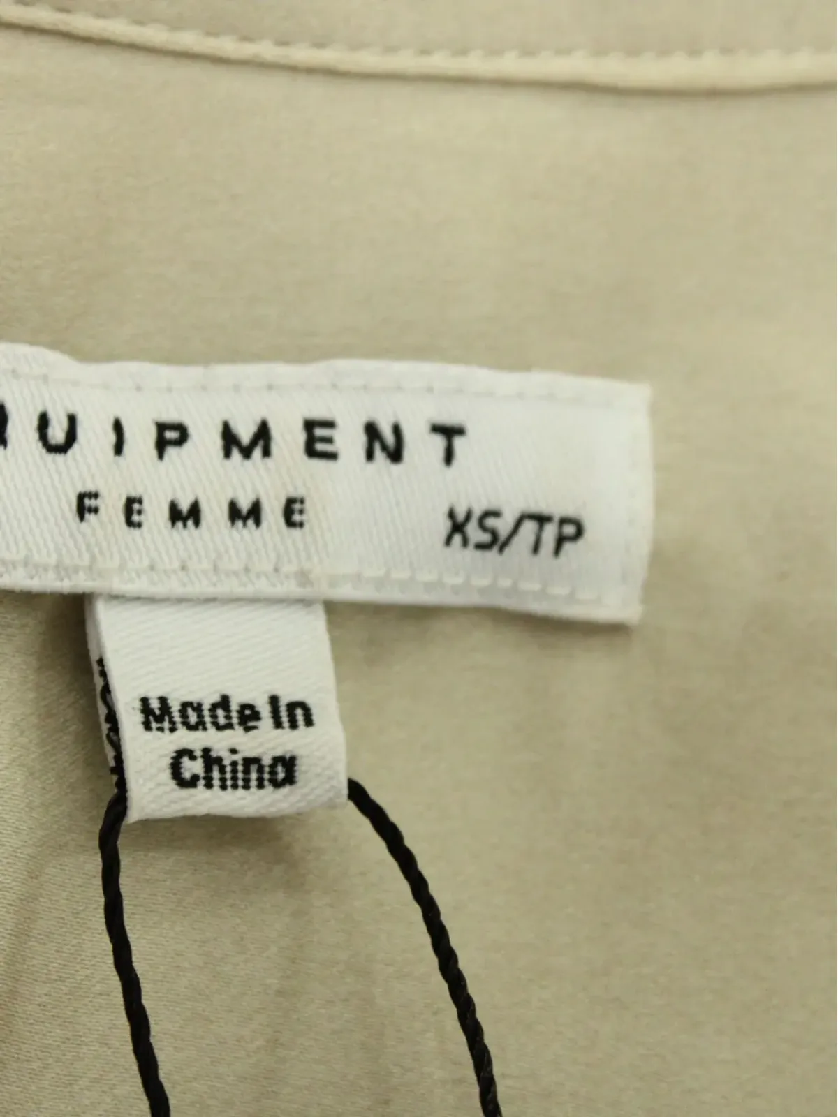 Equipment 花柄プリントシャツ - ベージュ系 - 画像3