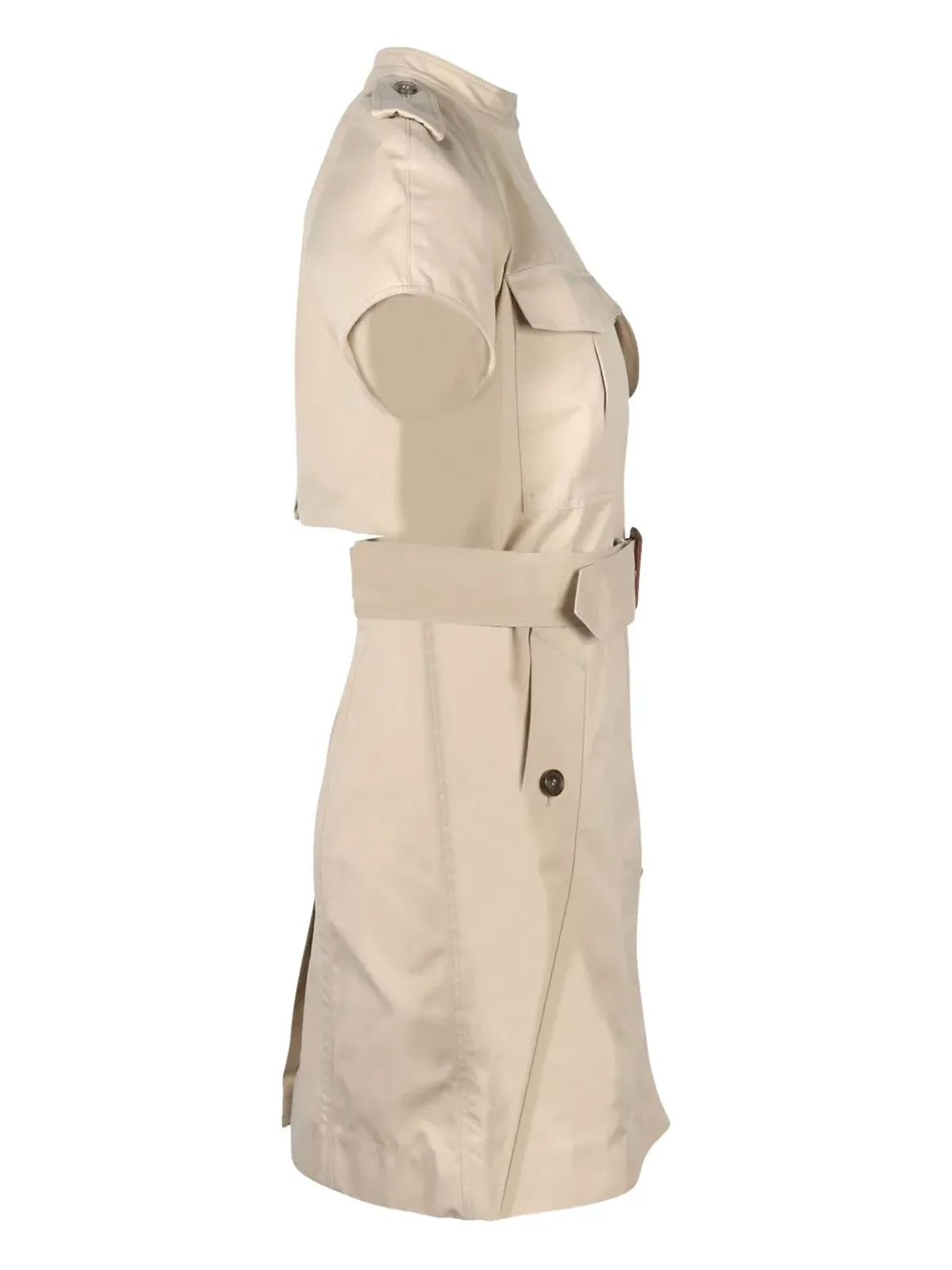 Celine Pre-Owned 2000年代 半袖ベルト付きワンピース - ベージュ系 - 画像3