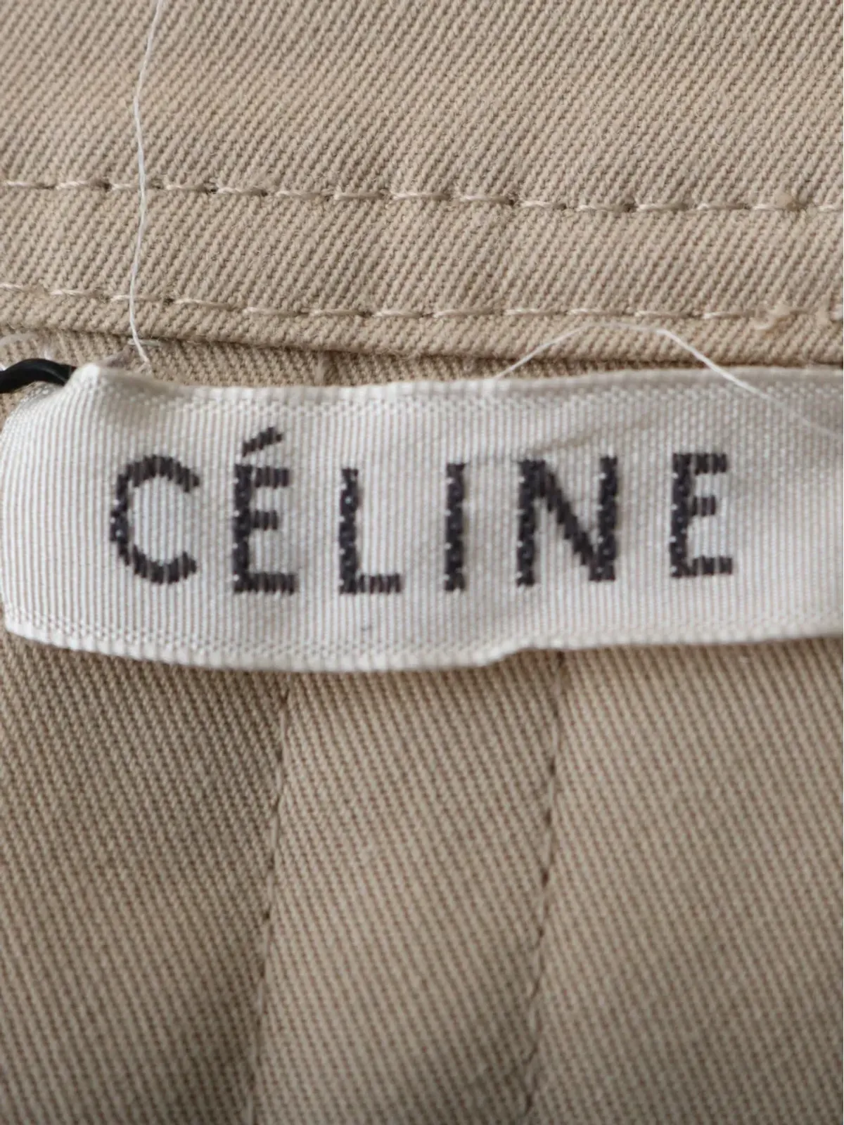 Celine Pre-Owned 2000年代 半袖ベルト付きワンピース - ベージュ系 - 画像4