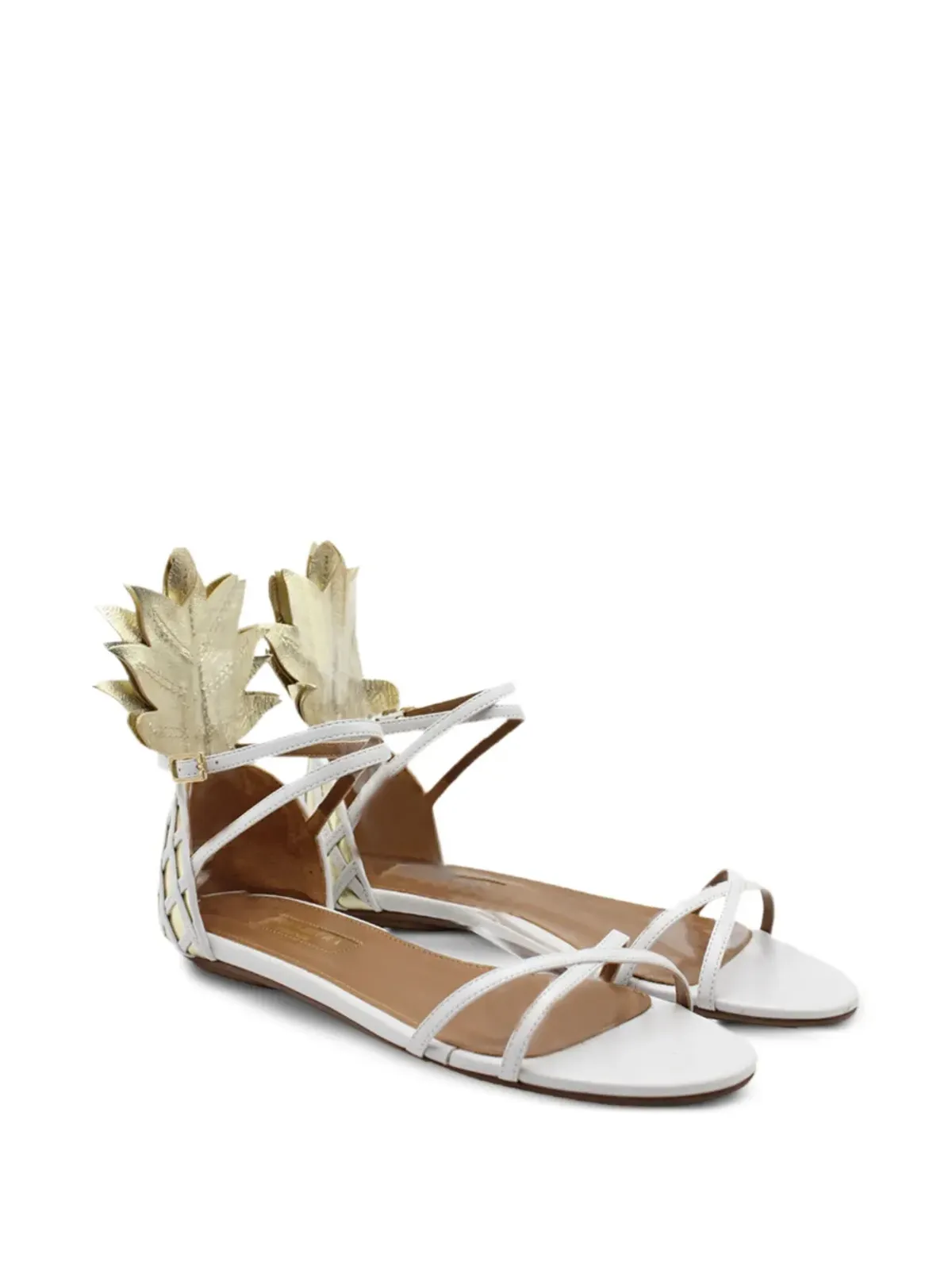 Aquazzura ピナコラーダ フラットサンダル - 画像2