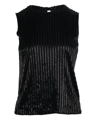 DVF Diane von Furstenberg ビーズ付き ノースリーブトップ - サムネイル1
