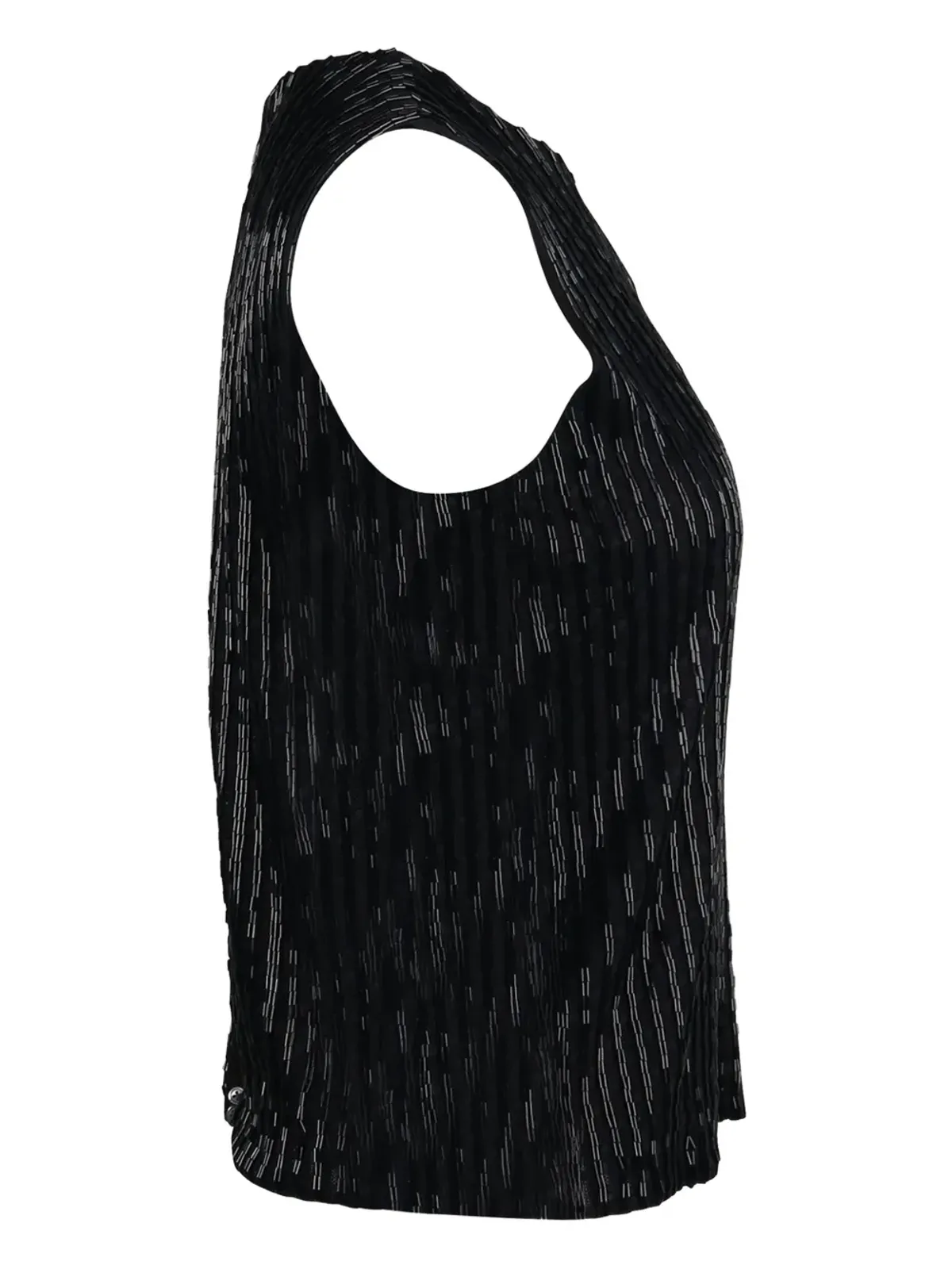 DVF Diane von Furstenberg ビーズ付き ノースリーブトップ - 画像2