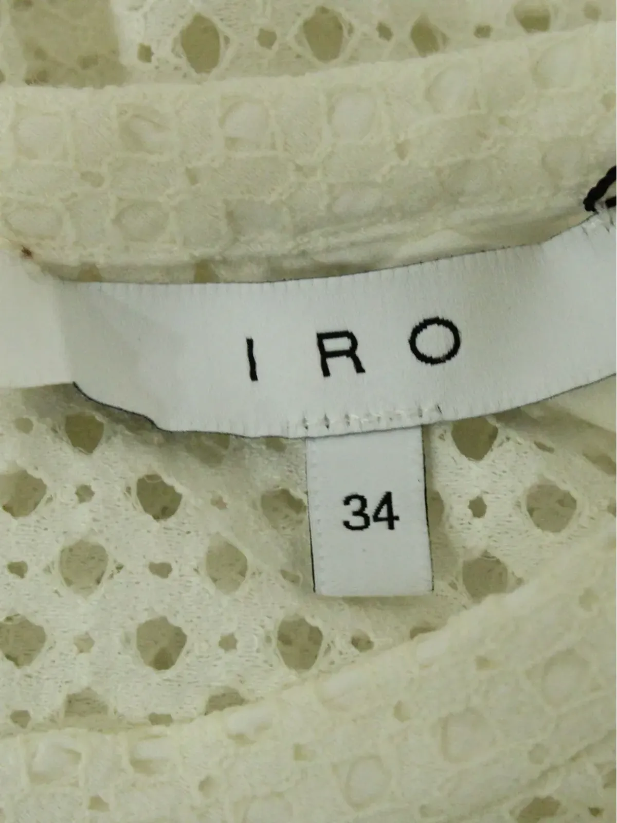 IRO パンチ穴ペプラムトップ - 画像4