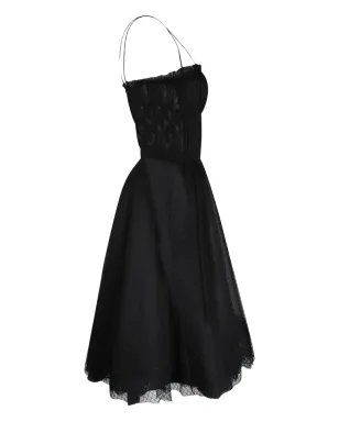 Dolce & Gabbana Pre-Owned ルシュドレースミディドレス - サムネイル3
