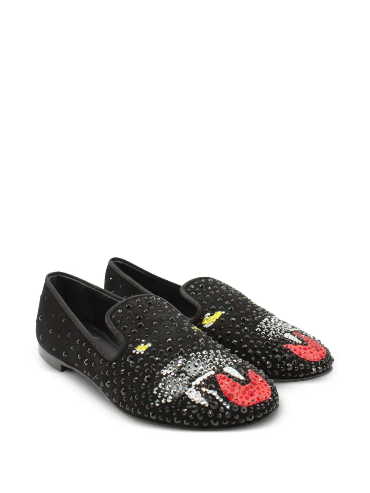 Giuseppe Zanotti Vintage パンサークリスタル ローファー - 画像2
