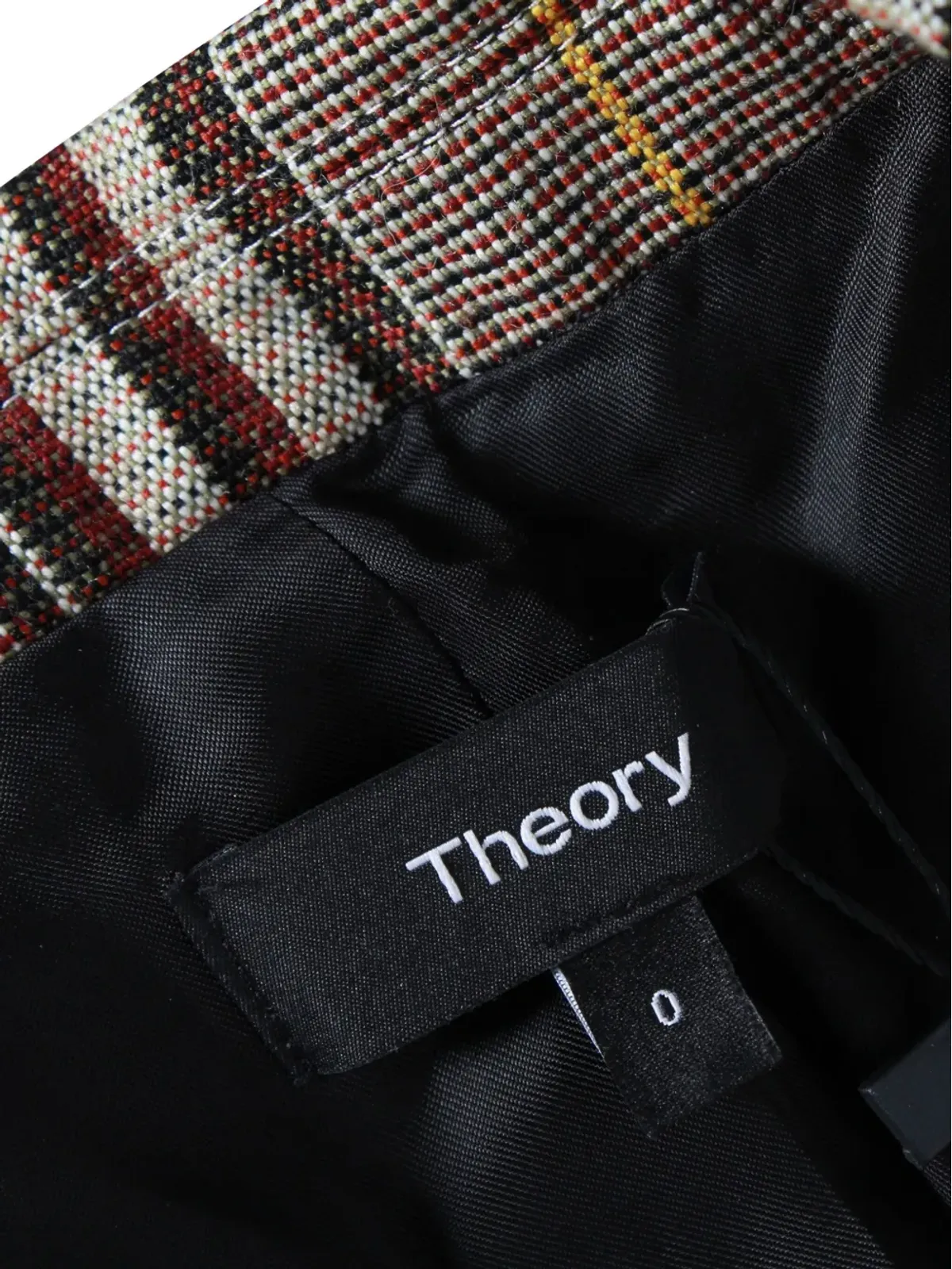 Theory チェック柄 ノッチドラペル シングルブレスト ブレザー - 画像4