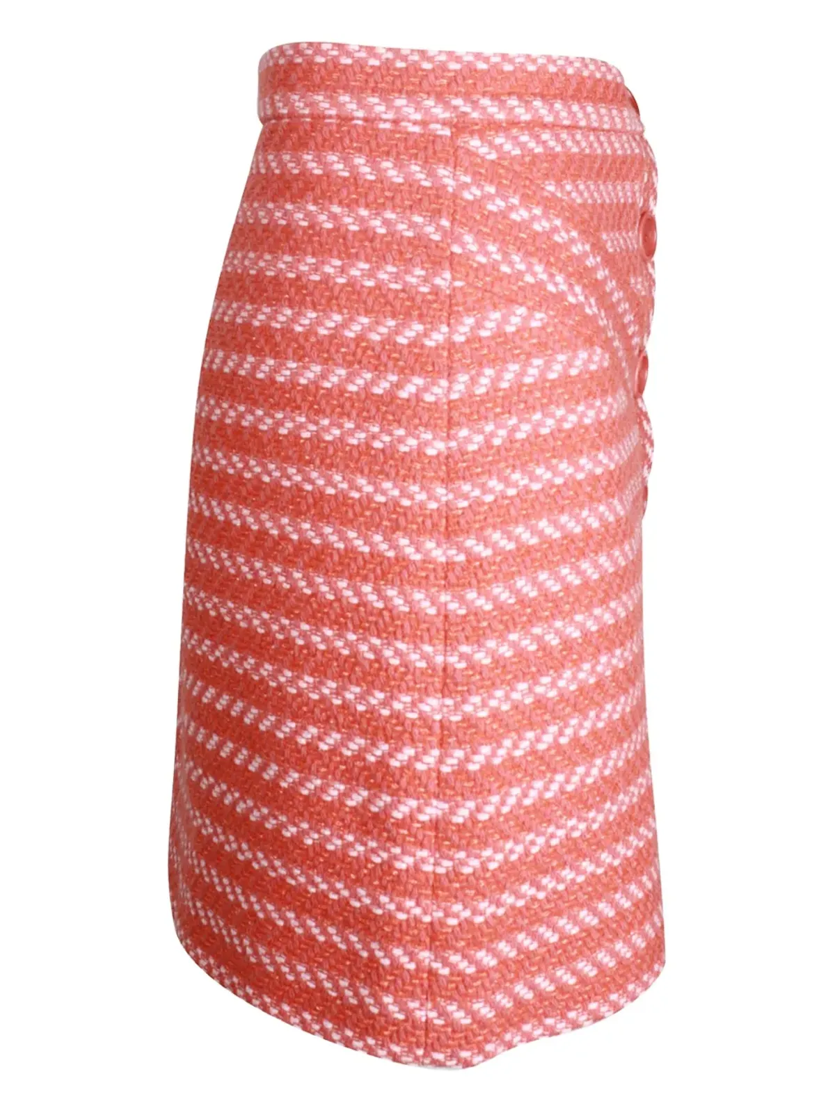 Maje button-front A-line mini skirt - Orange - 画像3