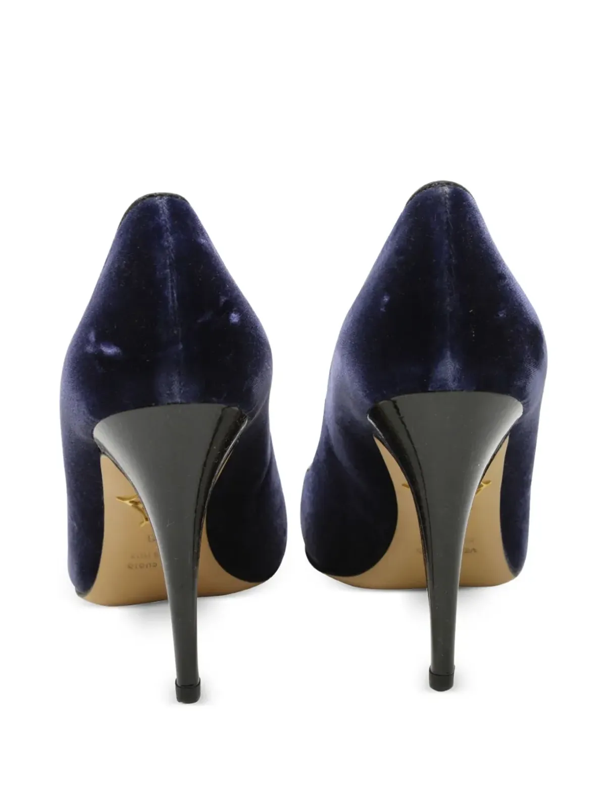 Charlotte Olympia キティキャット刺繍ベルベットパンプス - ブルー - 画像3