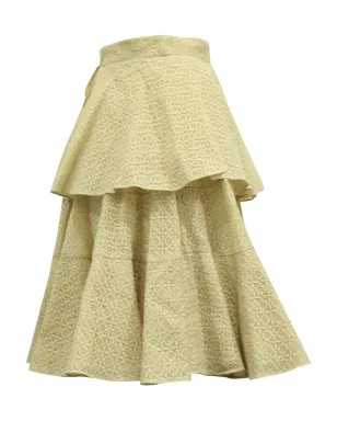 Alexander McQueen Pre-Owned レースティアードスカート - サムネイル3