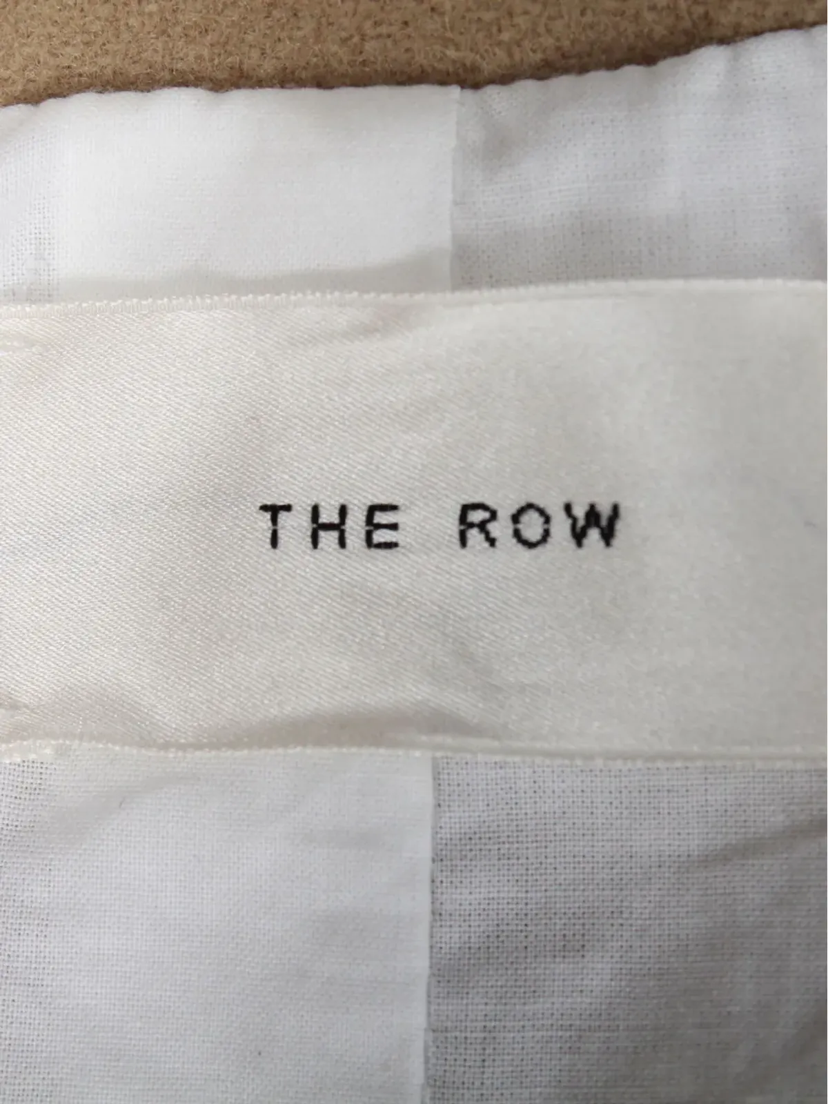 The Row Pre-Owned ピークドラペル・シングルブレストコート（ブラウン） - 画像4