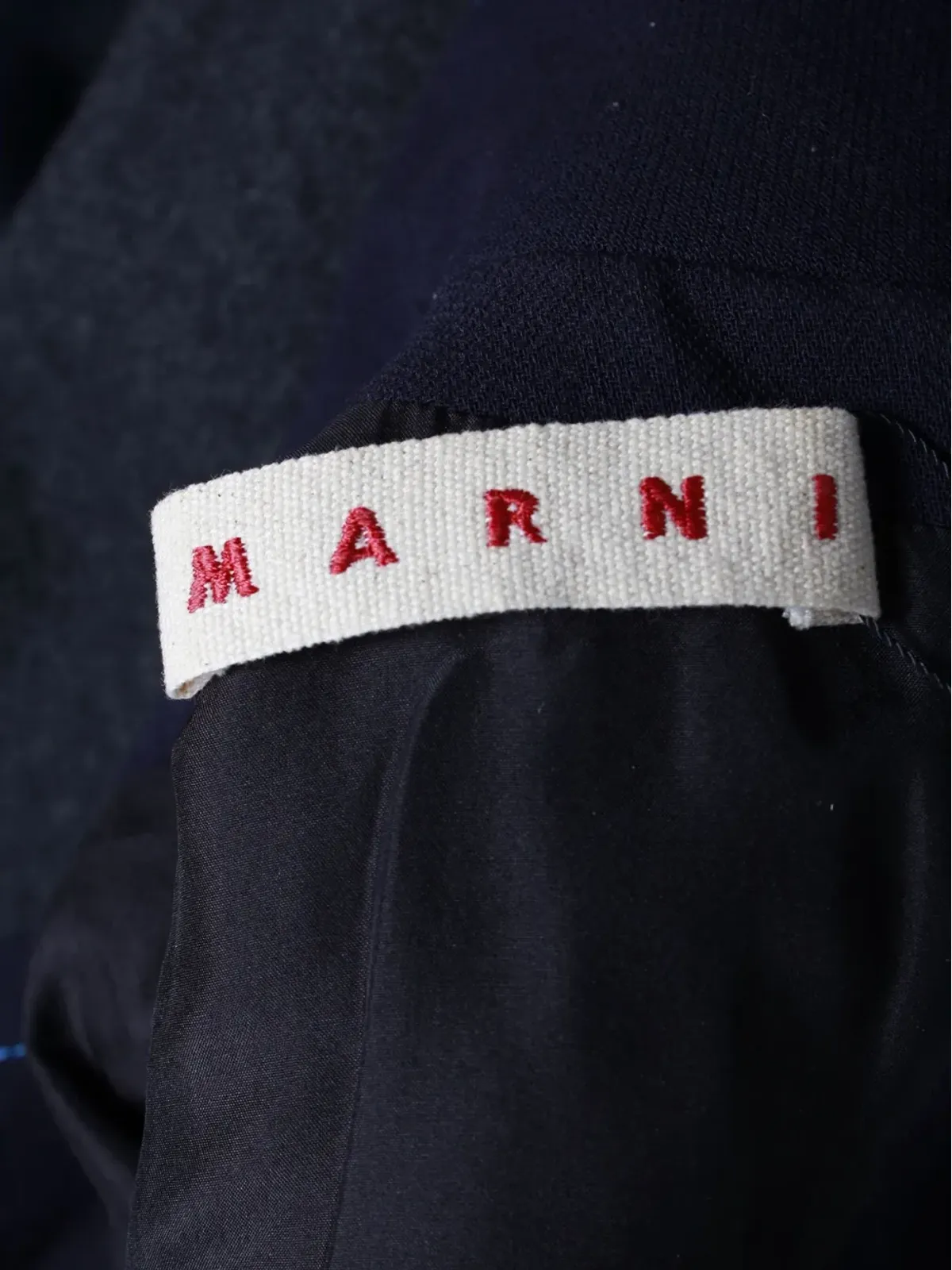 Marni Pre-Owned クラシックカラー ノースリーブ ドレス ブルー - 画像4