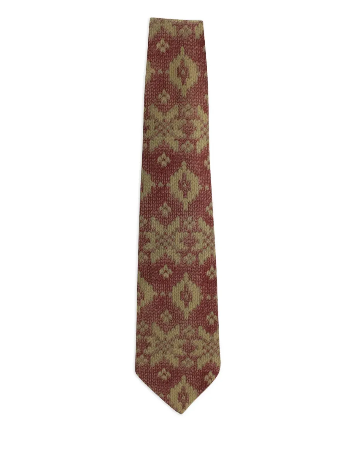 Giorgio Armani Pre-Owned 幾何学模様ネクタイ - 画像1