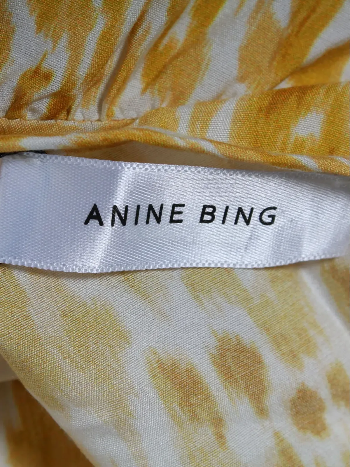 ANINE BING ティアードレオパードプリント ドレス - イエロー - 画像3