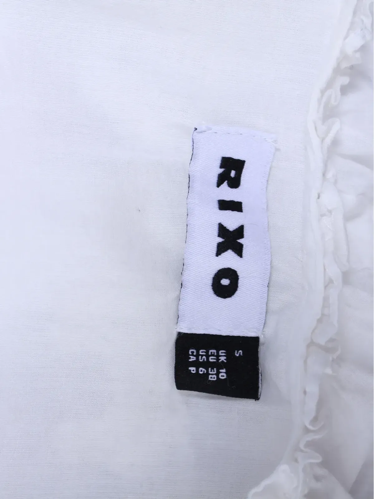 Rixo Rihanna レーストリム パフスリーブ ブラウス - 画像4
