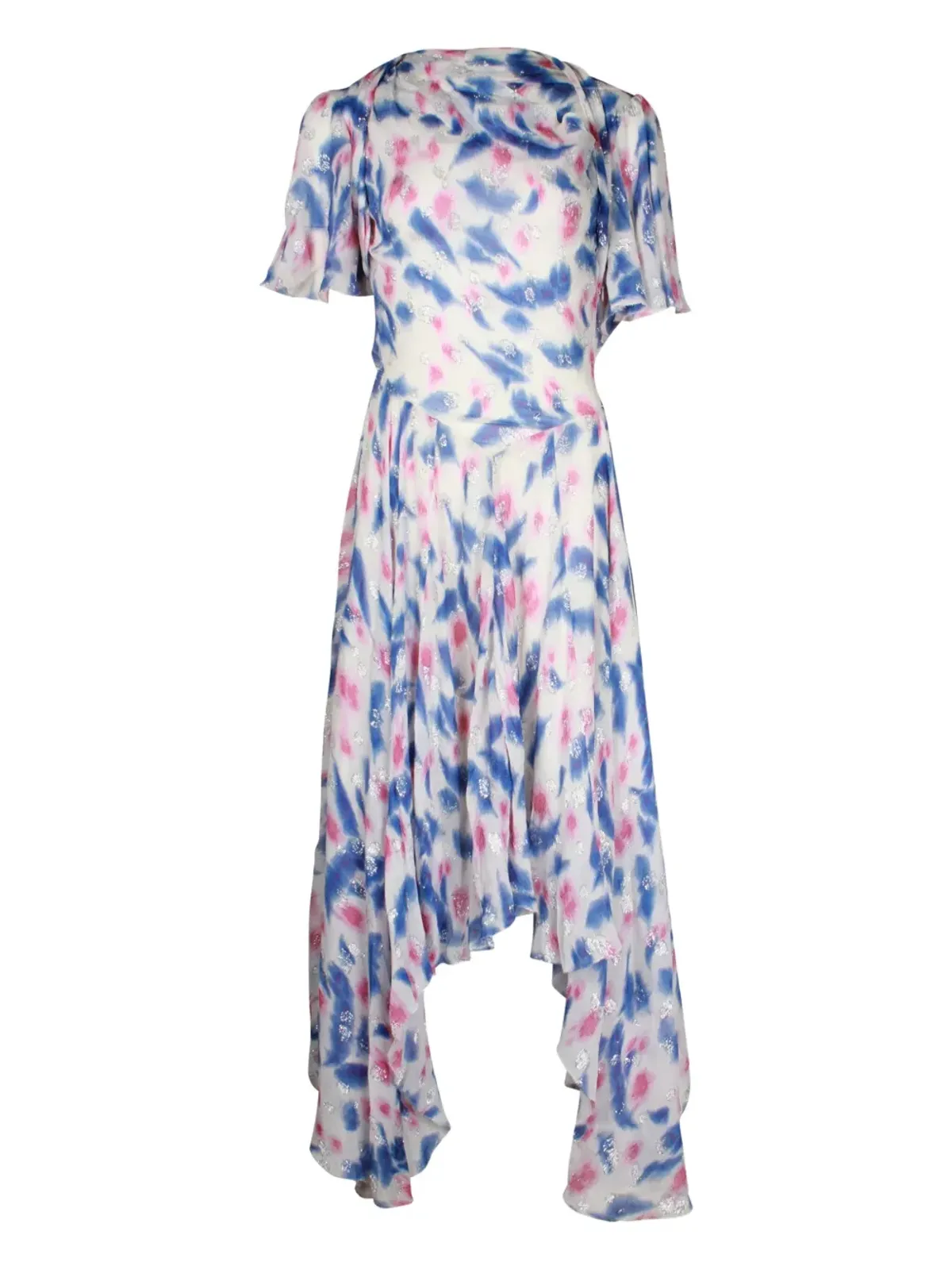 Isabel Marant Vintage 抽象柄ミディドレス（ホワイト） - 画像1