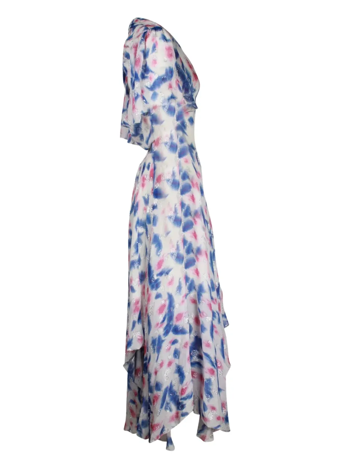 Isabel Marant Vintage 抽象柄ミディドレス（ホワイト） - 画像3