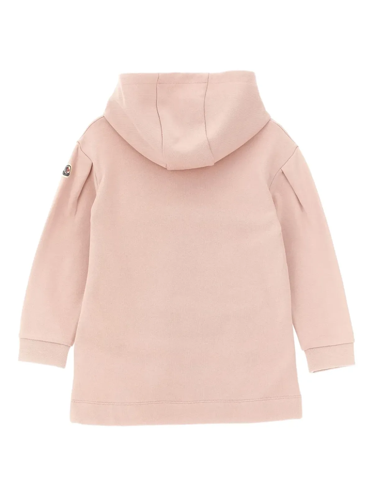 Moncler Enfant フード付きハートプリント ミニドレス ピンク - 画像2