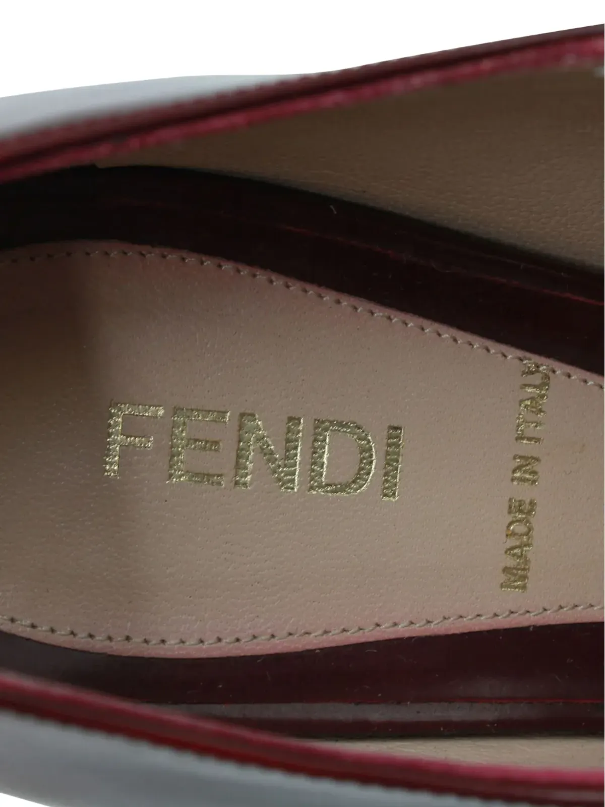 Fendi Pre-Owned ビンテージ カットアウト・ピープトゥ・アンクルブーツ - 画像5