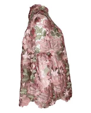Anna Sui Vintage 花柄レースブラウス - サムネイル1
