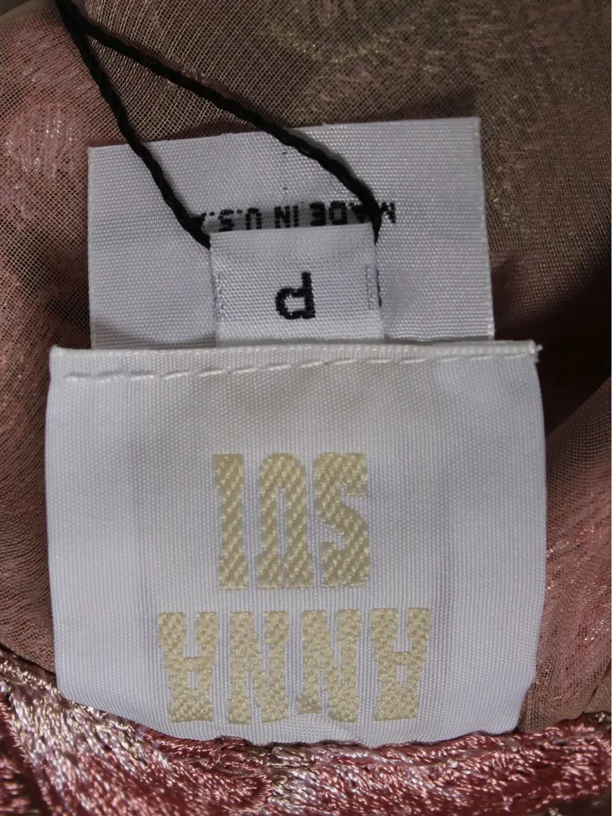 Anna Sui Vintage 花柄レースブラウス - 画像4