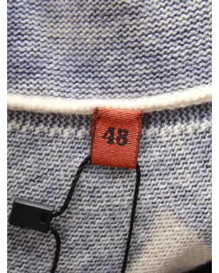 Missoni ビンテージ タイダイ Vネック スウェットシャツ - ブルー - サムネイル5