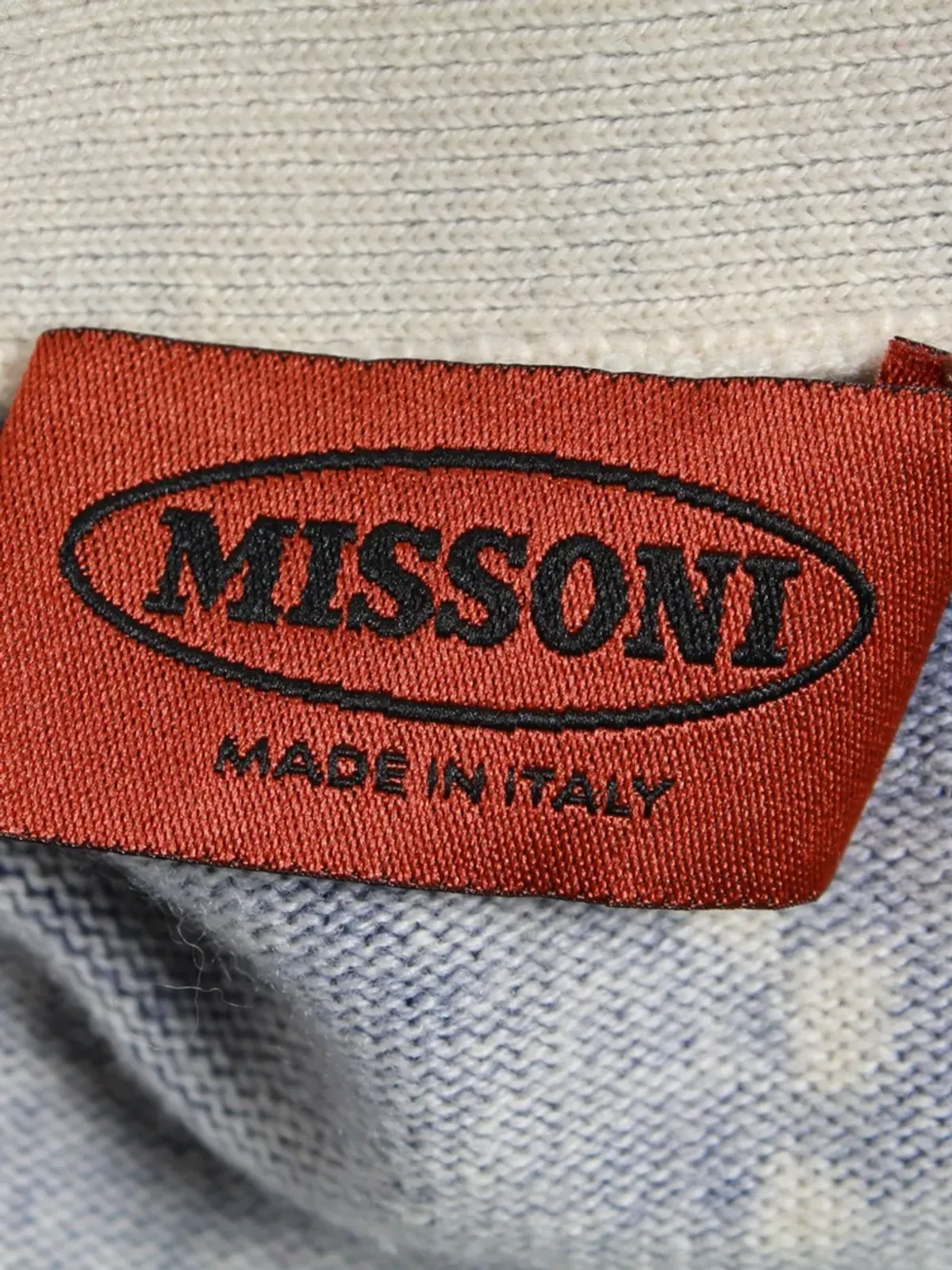 Missoni ビンテージ タイダイ Vネック スウェットシャツ - ブルー - 画像4