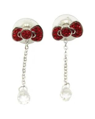 Swarovski Vintage Hello Kitty Bow ドロップピアス - サムネイル1