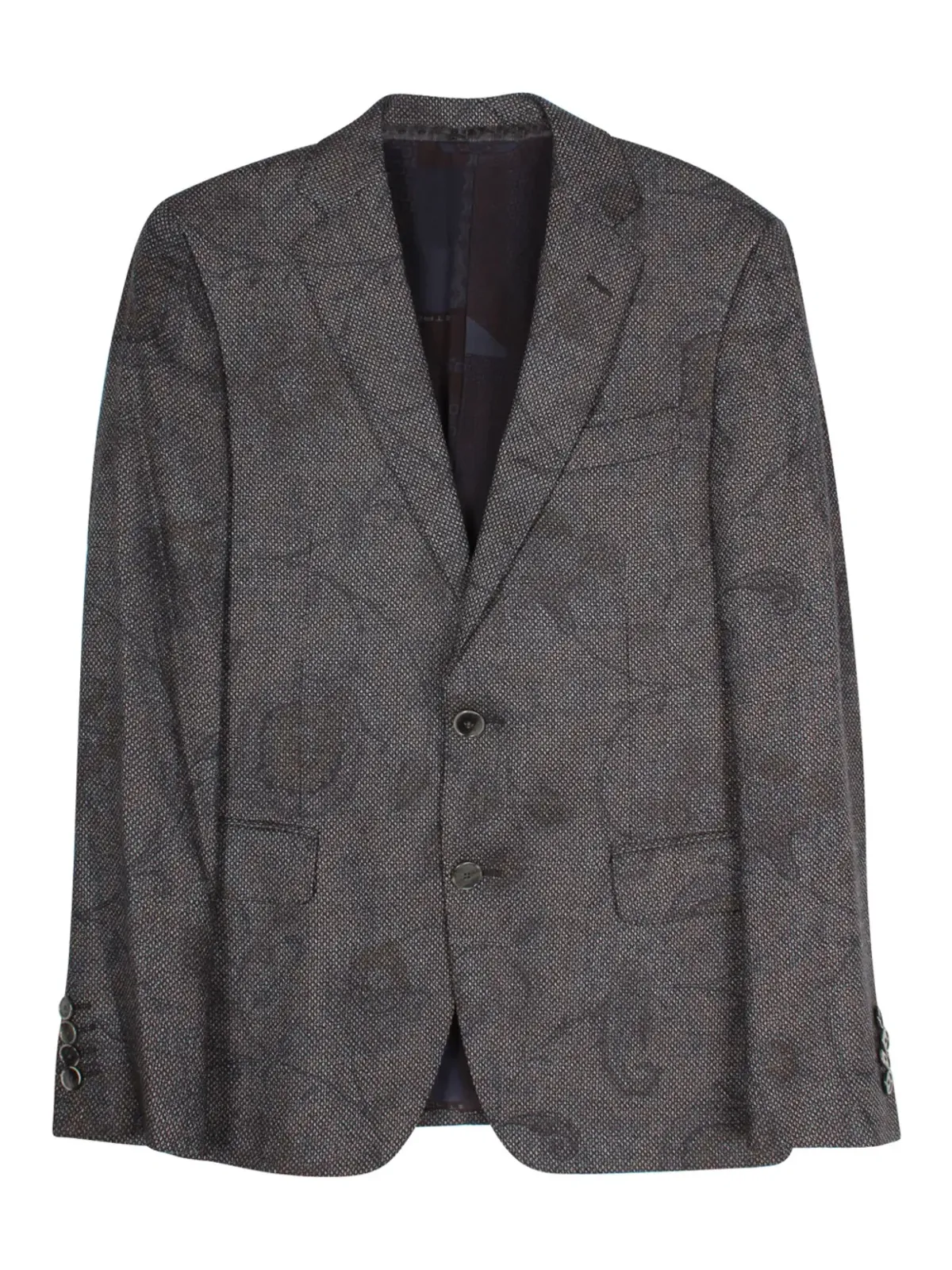 Etro Vintage 花柄ジャカードスーツ - 画像1