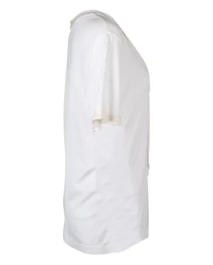 Balenciaga Pre-Owned フリンジ付きVネックトップ - ホワイト - サムネイル2