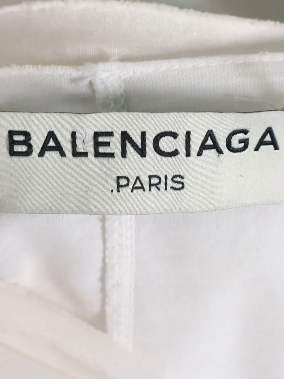 Balenciaga Pre-Owned フリンジ付きVネックトップ - ホワイト - 画像4