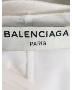 Balenciaga Pre-Owned フリンジ付きVネックトップ - ホワイト - サムネイル4